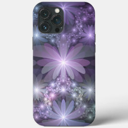 Bed of Flowers Trendy Shiny Abstract Fractal Art iPhone 13 Pro Max Case