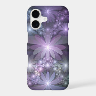 Bed of Flowers Trendy Shiny Abstract Fractal Art iPhone 17 Case