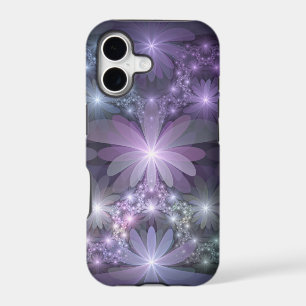 Bed of Flowers Trendy Shiny Abstract Fractal Art iPhone 17 Case