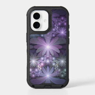 Bed of Flowers Trendy Shiny Abstract Fractal Art iPhone 17 Case