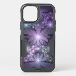 Bed of Flowers Trendy Shiny Abstract Fractal Art OtterBox Commuter iPhone 12 Case