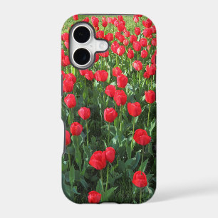 Bed of Red Tulips 01 iPhone 17 Case