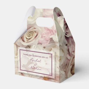 Bed of Roses Gable Box Wedding Favors