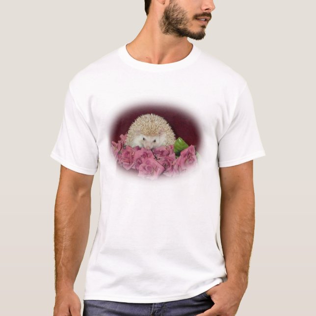 Bed of Roses Hedgehog T-Shirt (Front)