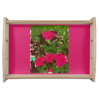 Bed of Roses  Serving Tray