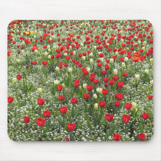 Bed of Tulips Mouse Pad (Front)