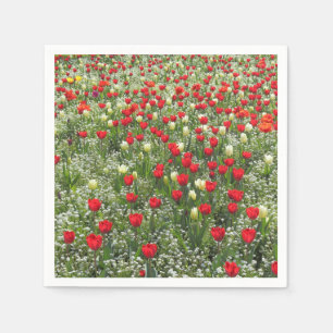 Bed of Tulips Paper Napkins