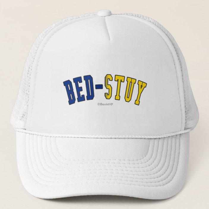 Bed-Stuy in New York State Flag Colors Hat