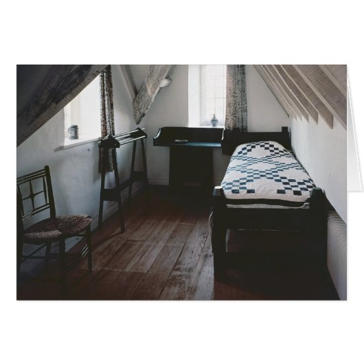 Bed, towel rail designed by Ford Madox Brown Cards (Front Horizontal)