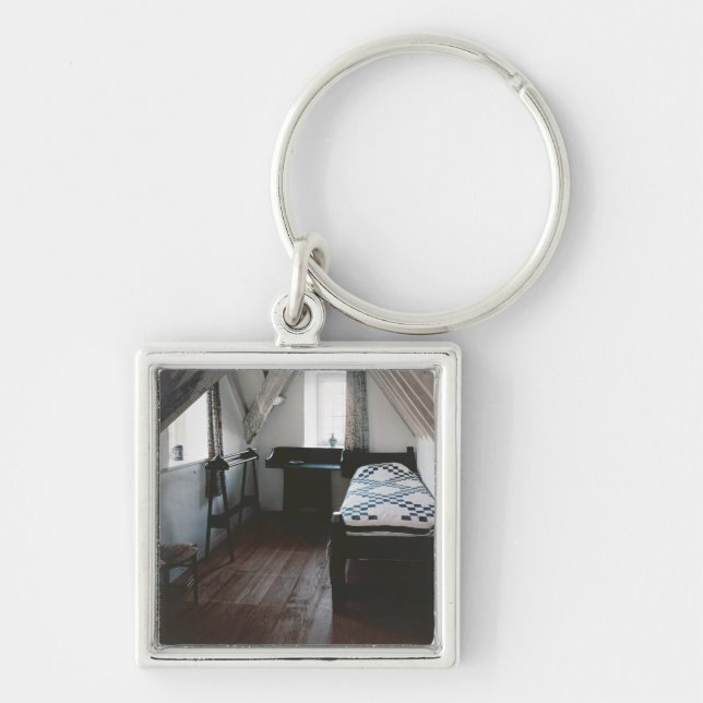 Bed, towel rail designed by Ford Madox Brown Keychain (Front)
