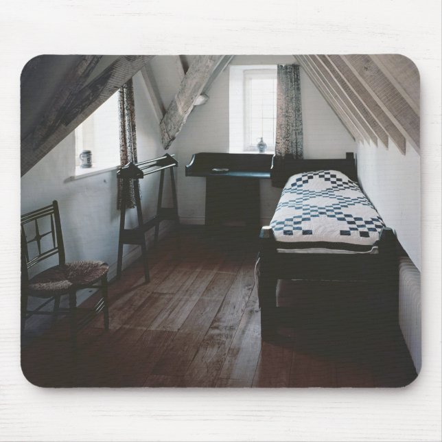 Bed, towel rail designed by Ford Madox Brown Mouse Pad (Front)