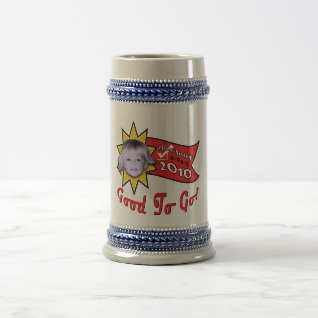 Bedazzling "Ellie" Drinking Vessel Beer Stein (Center)