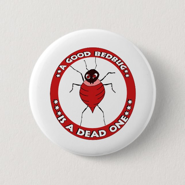 Bedbugs Pinback Button (Front)