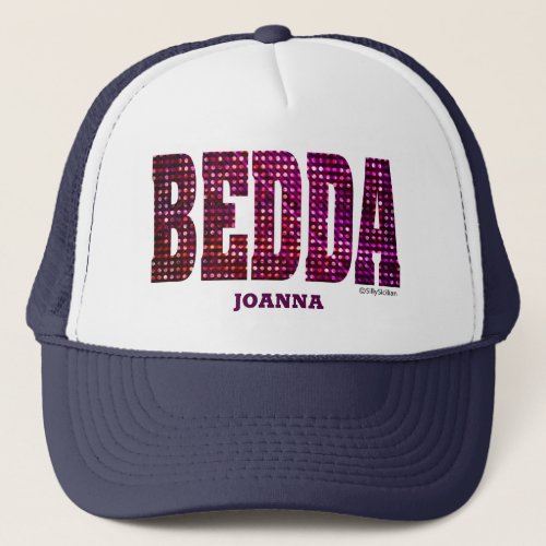 Bedda Personalized Faux Bling Trucker Hat