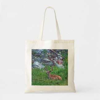 Bedded Buck Tote Bag