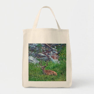Bedded Buck Tote Bag
