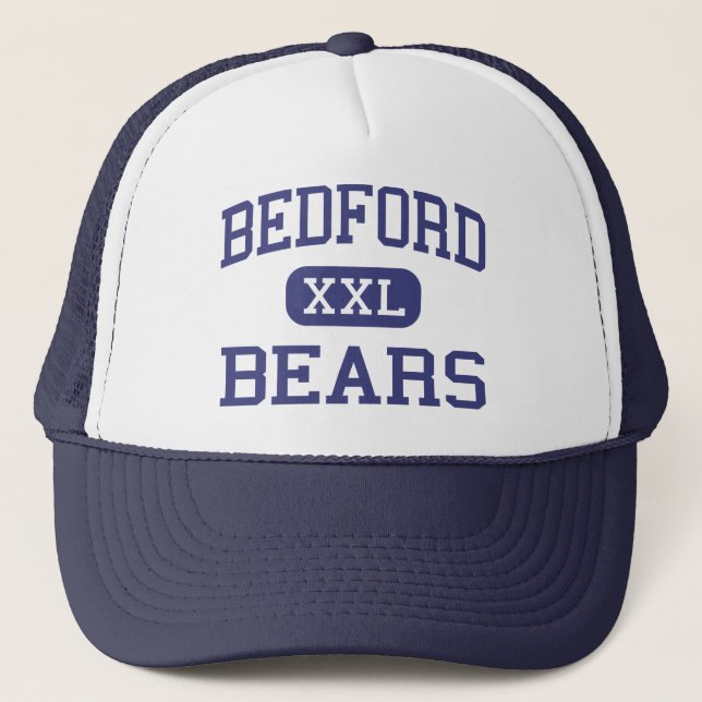 Bedford Bears Middle Westport Connecticut Trucker Hat (Front)