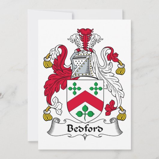 Bedford Family Crest (Front)