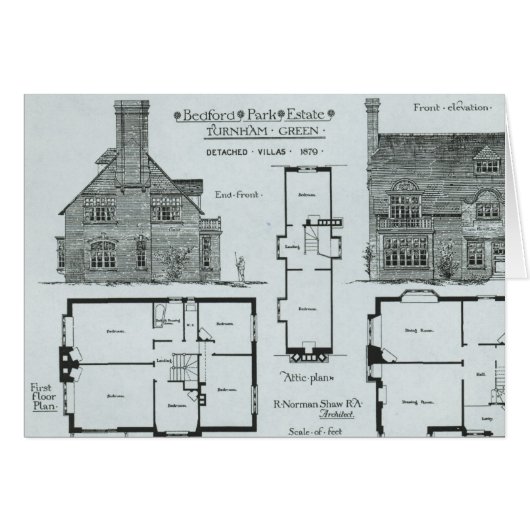 Bedford Park Estate Cards (Front Horizontal)