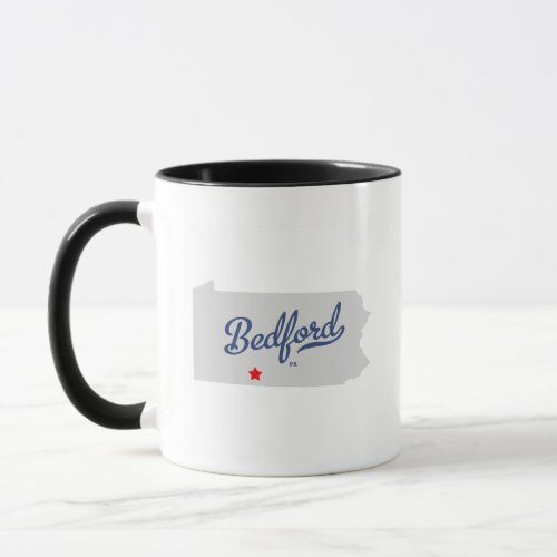 Bedford Pennsylvania PA Shirt Mug
