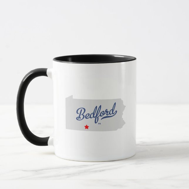 Bedford Pennsylvania PA Shirt Mug (Left)