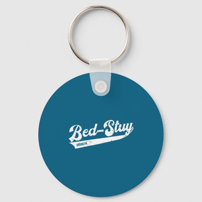Bedford Stuyvesant Bed Stuy Brooklyn New York City Keychain (Front)