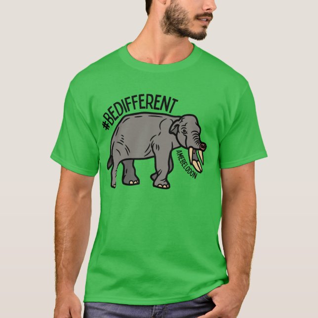 #BeDifferent Amebelodon T-Shirt (Front)