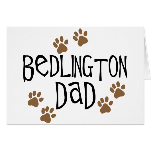 Bedlington Dad Cards (Front Horizontal)
