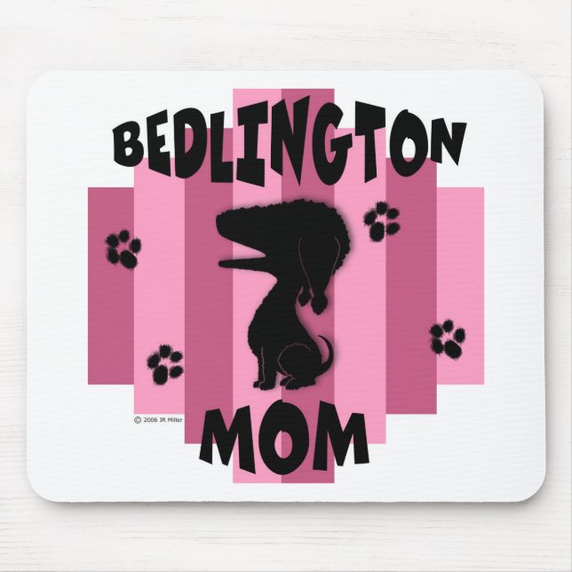 Bedlington Mom Mousepad (Front)