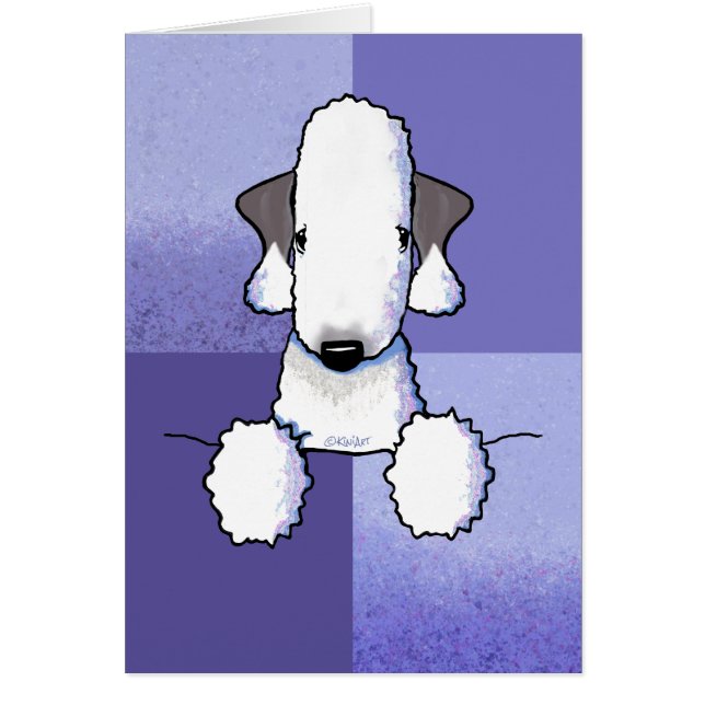 Bedlington Terrier Cards (Front)
