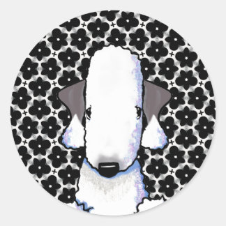 Bedlington Terrier Classic Round Sticker