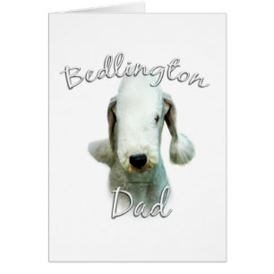 Bedlington Terrier Dad 2 Cards