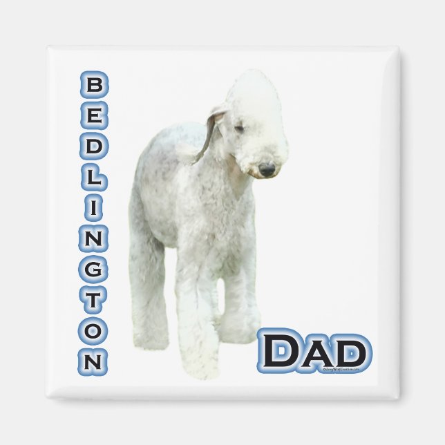 Bedlington Terrier Dad 4 - Magnet (Front)