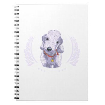 Bedlington Terrier Dog Is Not Sheep Notebook by bubibo at Zazzle