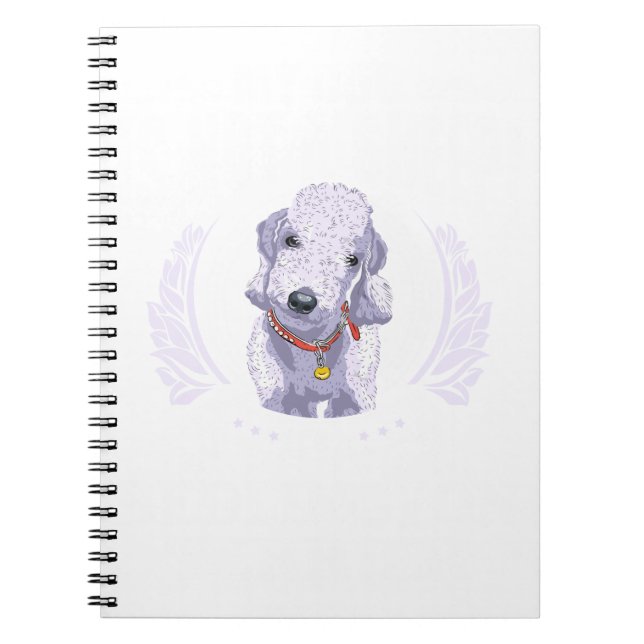 bedlington terrier dog is not sheep notebook (Front)