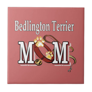 Bedlington Terrier Dog MOM Ceramic Tile