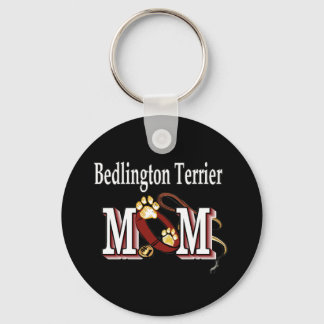 Bedlington Terrier Dog MOM Keychain