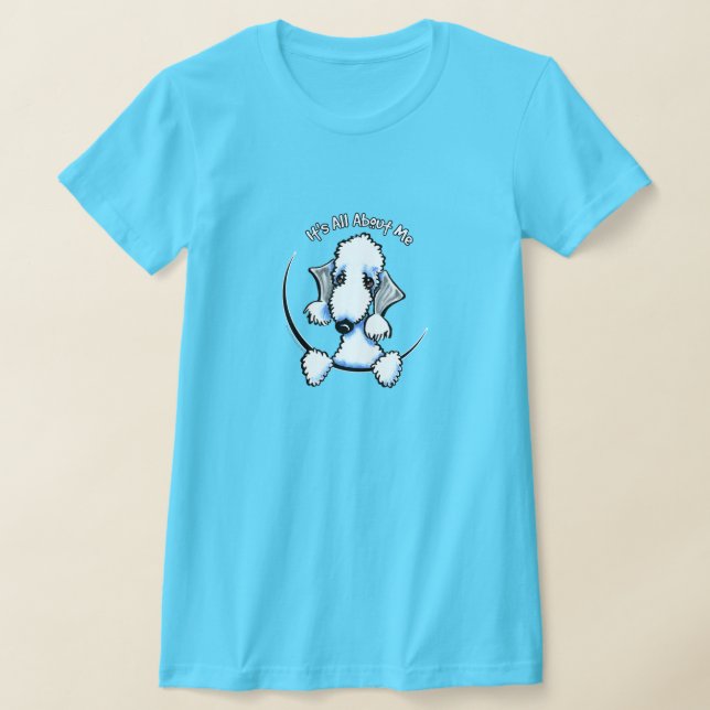 Bedlington Terrier IAAM Logo T-Shirt (Laydown)