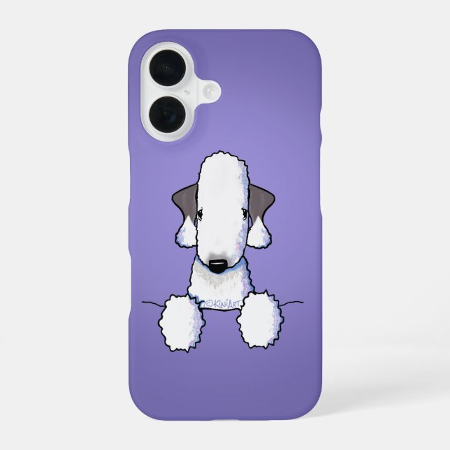 Bedlington Terrier Iphone Case (Back)