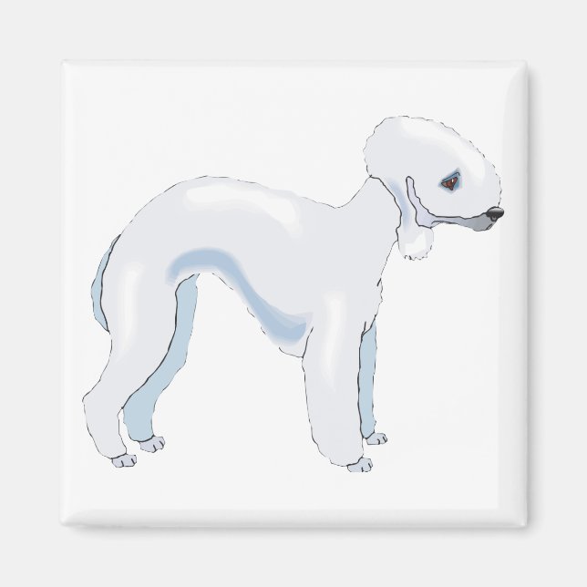 Bedlington Terrier Magnet (Front)