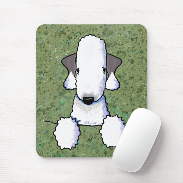 Bedlington Terrier Mouse Pad (With Mouse)