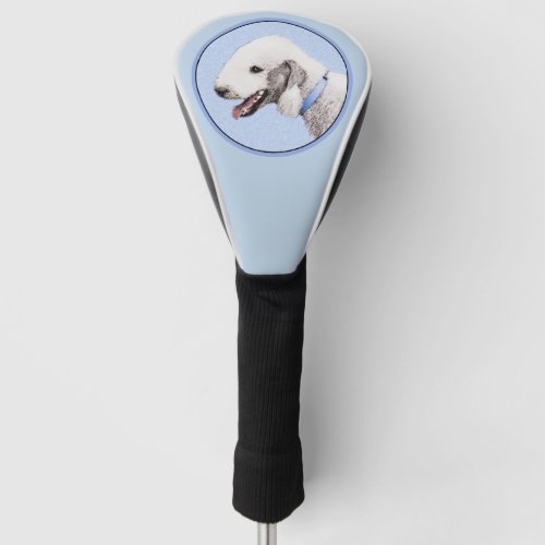Bedlington Terrier Painting _ Original Dog Art Golf Head Cover