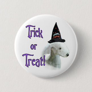 Bedlington Terrier Trick Pinback Button