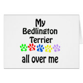 Bedlington Terrier Walks Design (Front Horizontal)