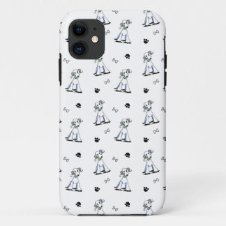 Bedlington Terriers Bones n Paws iPhone 11 Case