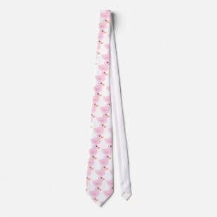 Bedotted Duck in Pink Tie