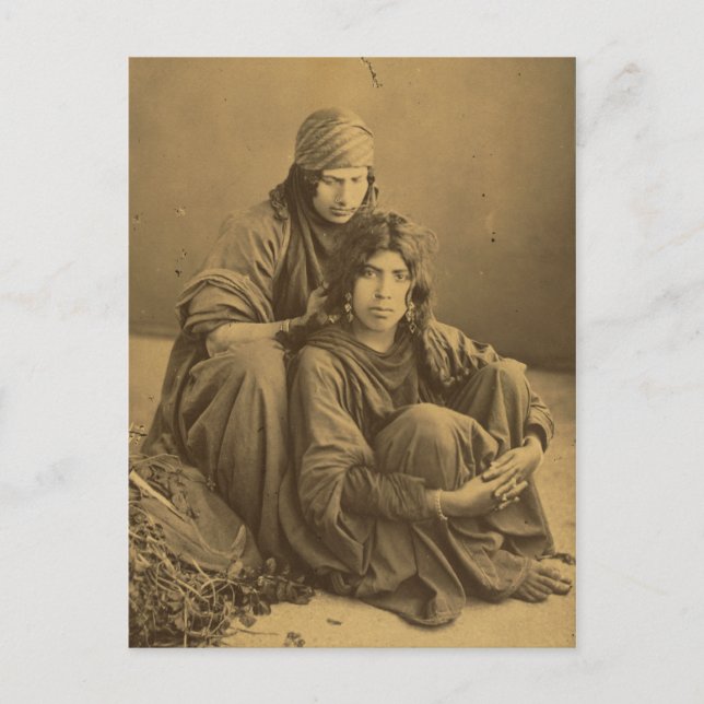 Bedouins, West Bank, Jericho Vintage Postcard (Front)