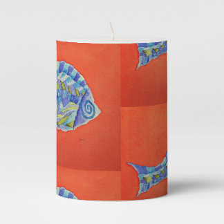 "Bedri Rahmi (3)" Pillar Candle