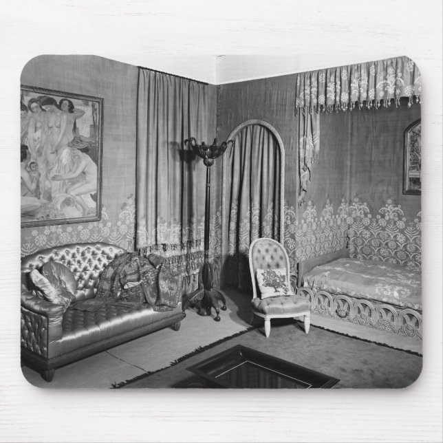 Bedroom belonging to Jeanne Lanvin  c.1920-25 Mouse Pad (Front)
