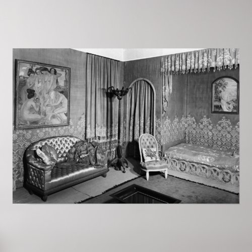Bedroom belonging to Jeanne Lanvin  c1920_25 Poster